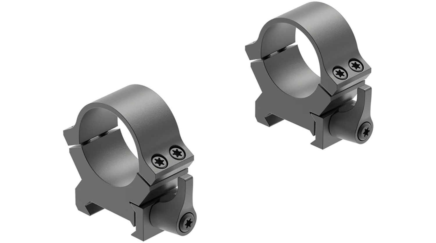 Leupold 174068 QRW2 Cross-Slot Matte Black 1" Medium