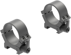 Leupold 174074 QRW2 Cross-Slot Scope Ring Set Matte Black Steel 30mm Tube Low Quick Release Picatinny/Weaver