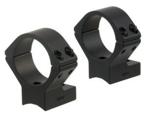 Talley 930735 Scope Mount/Ring Combo  Black Anodized Aluminum 1" Tube X-Bolt Low Rings Short/Long Action 0 MOA