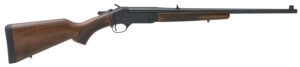 Henry H015357 Single Shot  38 Special or 357 Mag Caliber with 1rd Capacity, 22" Barrel, Overall Blued Finish & American Walnut Stock, Right Hand (Full Size)