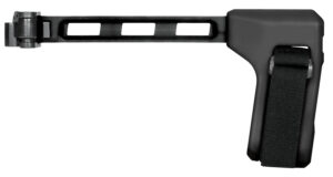 SB Tactical FS1913-01-SB FS1913-01-SB Side Folding Black Synthetic with 9.60" OAL & Nylon Strap for AR-Platform with 1913 Picatinny Rail (Tube Not Included)