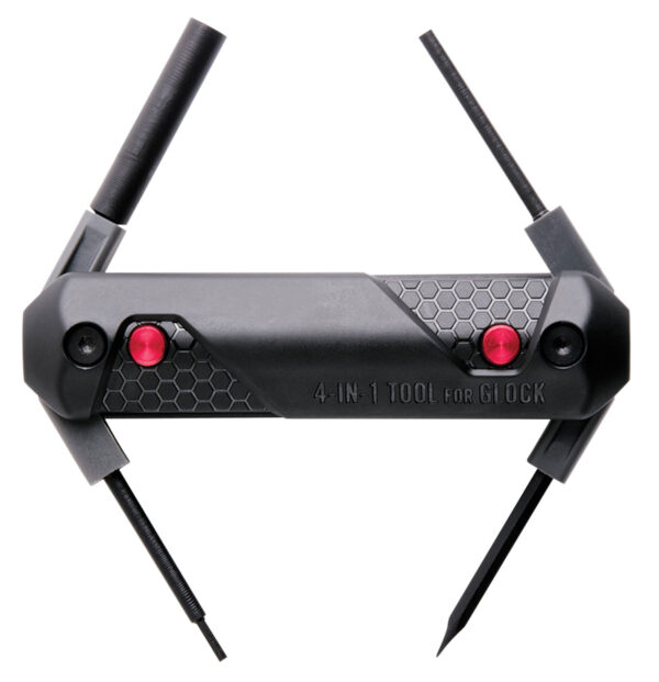 Real Avid AVGLOCK41 4-in-1 Black Handgun Tool Compatible w/Glock