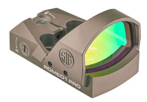 Sig Sauer Electro-Optics SOR1P103 Romeo1Pro Flat Dark Earth 1 x 30 mm 6 MOA Red Dot