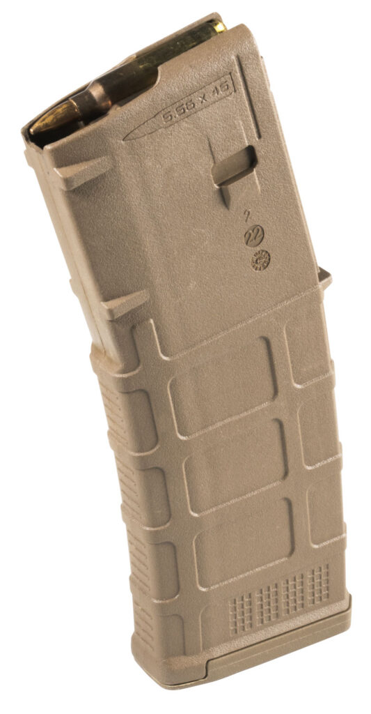 Magpul MAG557MCT PMAG GEN M3 30rd 223 Rem/5.56x45mm NATO Fits AR-15/M16/M4 Coyote Tan Polymer