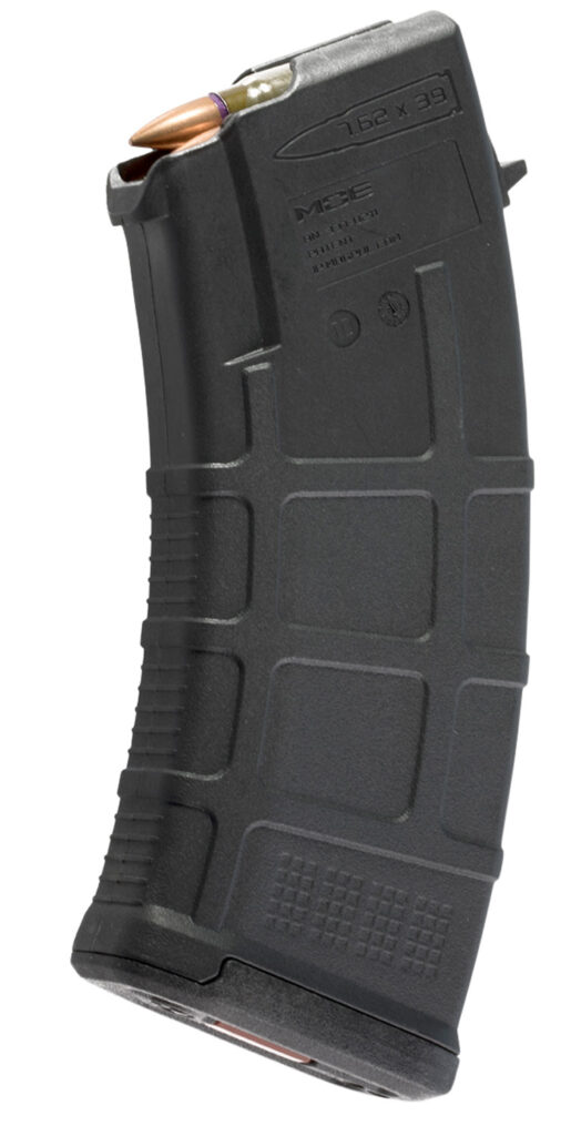 Magpul MAG658BLK PMAG MOE 20rd 7.62x39mm Fits AK-Platform/AKM Black Polymer