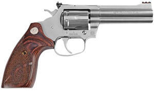 Colt Mfg KCOBRASB4TS King Cobra Target 357 Mag 6 Shot 4.25" Matte Stainless Barrel, Cylinder & Steel Frame. Altamont Wood Grip