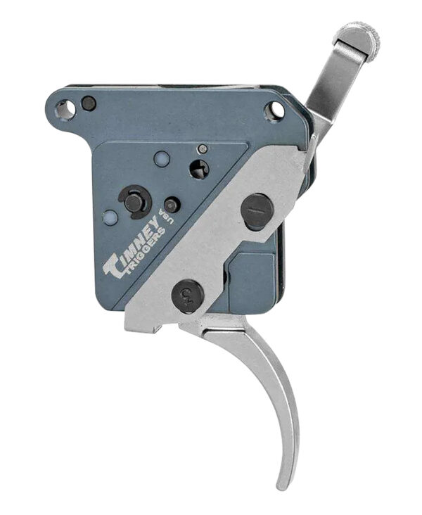 Timney Triggers THEHIT16 Hit Trigger  Curved Trigger with 8 oz Draw Weight & Nickel Finish for Remington 700 Right