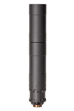 RUGGED SUPPRESSOR OBS0009 Obsidian9  9mm Luger 1.37" Black Cerakote 17-4 Stainless Steel 1/2"-28 tpi