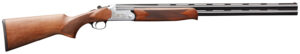 Charles Daly 930218 202 410 Gauge 2rd 3" 26" Blued Vent Rib Barrel, Silver Engraved Steel Receiver, Fixed Walnut Wood Stock