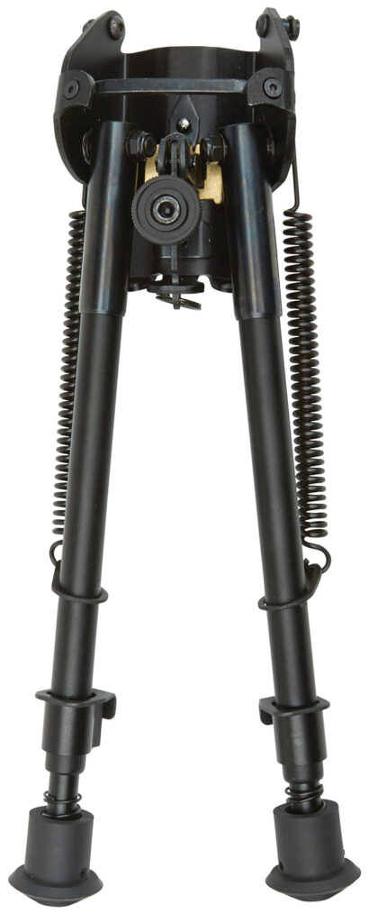 Allen 2188 Bozeman  Rifle Bipod Black Aluminum w/Sling Swivel Mount, Rubber Feet & 9-13" Vertical Adjustment