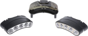 Cyclops CYCHCDTWGN Orion Tilt 30 Lumens Green/White LED Bulb Camo Clip-On