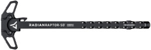 Radian Weapons R0012 Raptor SD Ambi Charging Handle, Black, Gas Ported Shaft, Fits Mil-Spec AR-10/SR-25 Platform