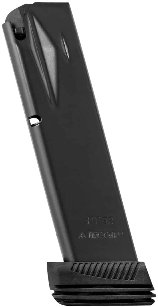 Mec-Gar MGPT9220DPS Standard 20rd Detachable w/Drop Protection System 9mm Luger Fits Taurus PT92/PT99 Blued w/Anti-Friction Coating Carbon Steel