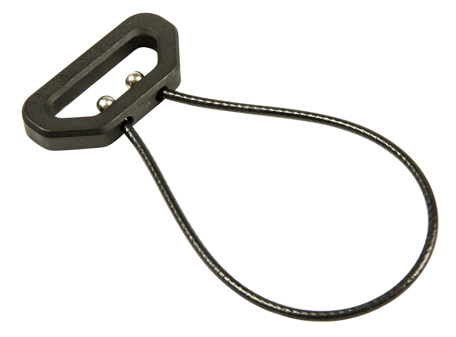 Blue Force Gear UWL325BK Universal Wire Loop Anodized Black 6061-T6 Aluminum 3.25"