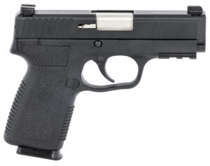 Kahr Arms KP90S94N P9-2 9mm Luger 7+1 3.60" Barrel, Black Finish Picatinny Rail Frame, Serrated Matte Black Stainless Steel Slide, Textured Polymer Grip & TruGlo Night Sights