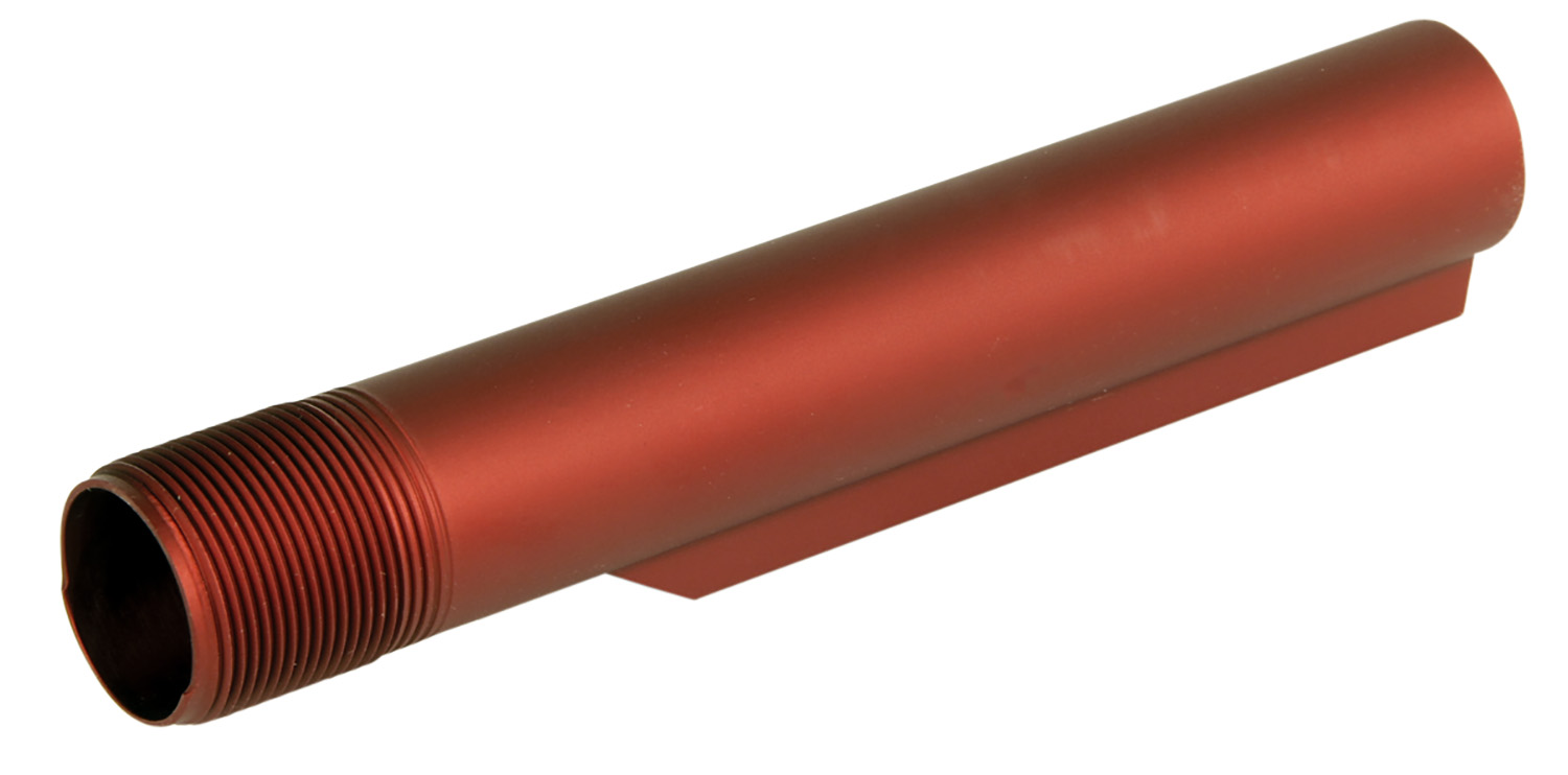 LBE Unlimited MBUF002RED Mil-Spec Buffer Tube 6 Position AR-15 Red