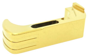Cross Armory CRG5MCGD Mag Catch Extended Compatible w/Glock Gen4-5 Gold Anodized Aluminum