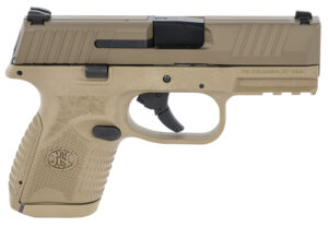FN 66100819 509 Compact 9mm Luger 3.70" Barrel 10+1, Flat Dark Earth Polymer Frame With Mounting Rail, Flat Dark Earth Stainless Steel Slide, No Manual  Safety
