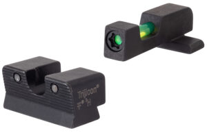Trijicon 601116 DI Night Sight Set Green/Tritium/Fiber Optic Front Sight-Green Tritium Black Outline Rear Sight Springfield Armory XD/XD-M/XD Mod.2