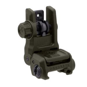 Magpul MAG1167-ODG MBUS 3 Sight Rear Olive Drab Green Flip Up for AR-10/AR-15/M4/M16/M110/SR-25