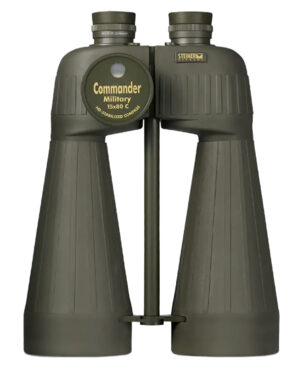 Steiner 2693 M1580 Reticle & Compass 15x80mm Range Finding Reticle Floating Prism Sports-Auto Focus, OD Green Makrolon w/Rubber Armor Features Compass