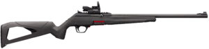 Winchester Repeating Arms 521104102 Wildcat Combo Full Size 22 LR 10+1 18" Matte Blued Sporter Barrel, Picatinny Rail Matte Black Polymer Receiver, Gray Synthetic Stock, Reflex Red Dot, Ambidextrous