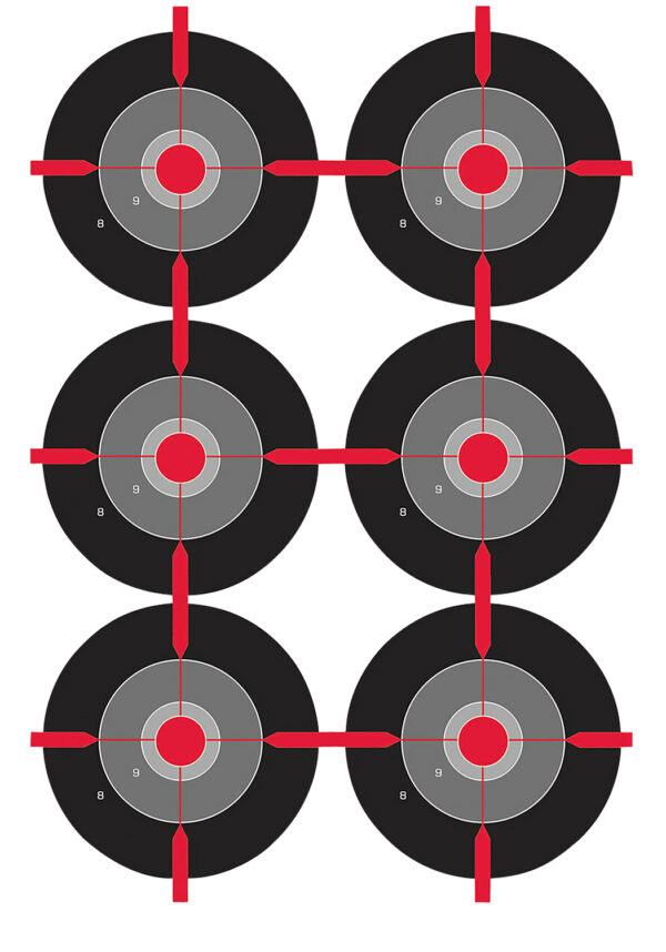 Birchwood Casey 35703 Dirty Bird  Bullseye Tagboard Target 12" x 18" 100 Per Pkg