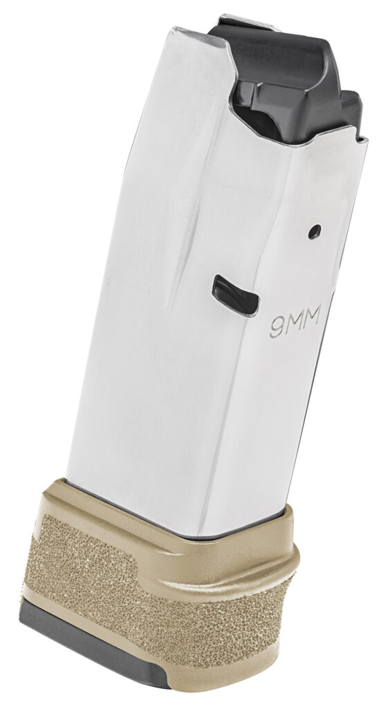 Springfield Armory HC5915F Hellcat 15rd Extended Floorplate 9mm Luger SS/Dark Earth Stainless Steel