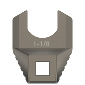 Real Avid AVMF118BNW Master -Fit Barrell Nut Wrench Titanium Titanium/Stainless Steel AR-Platform Free-Float Handle