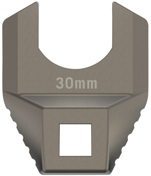 Real Avid AVMF30BNW Master -Fit Barrell Nut Wrench 30MM Titanium Titanium/Stainless Steel AR-Platform Free-Float Handle