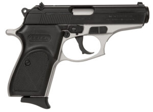 Bersa T380DT8 Thunder Micro-Compact Frame 380 ACP 8+1, 3.50" Steel Barrel, Matte Black Serrated Steel Slide, Satin Nickel Aluminum Frame