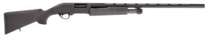Escort HEFH12280501 Field Hunter  Full Size 12 Gauge Pump 3" 4+1 28" Black Vent Rib Barrel, Black Anodized Aluminum Grooved Receiver, Fixed Black Synthetic Stock, Right Hand
