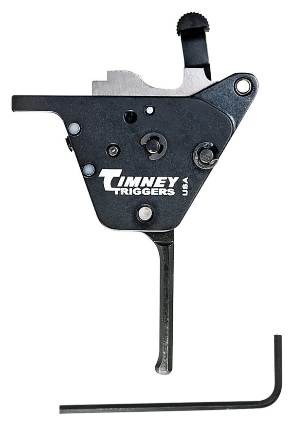 Timney Triggers CZ457ST Replacement Trigger  Straight Trigger with .10-2 lbs Draw Weight & Black Oxide Finish for CZ 457