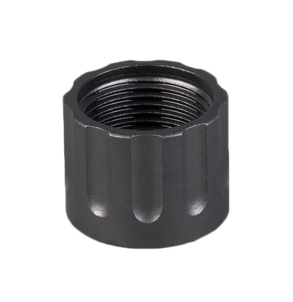 SilencerCo AC6 Delta Thread Protector Stainless Steel Black Oxide 1/2"-28 tpi