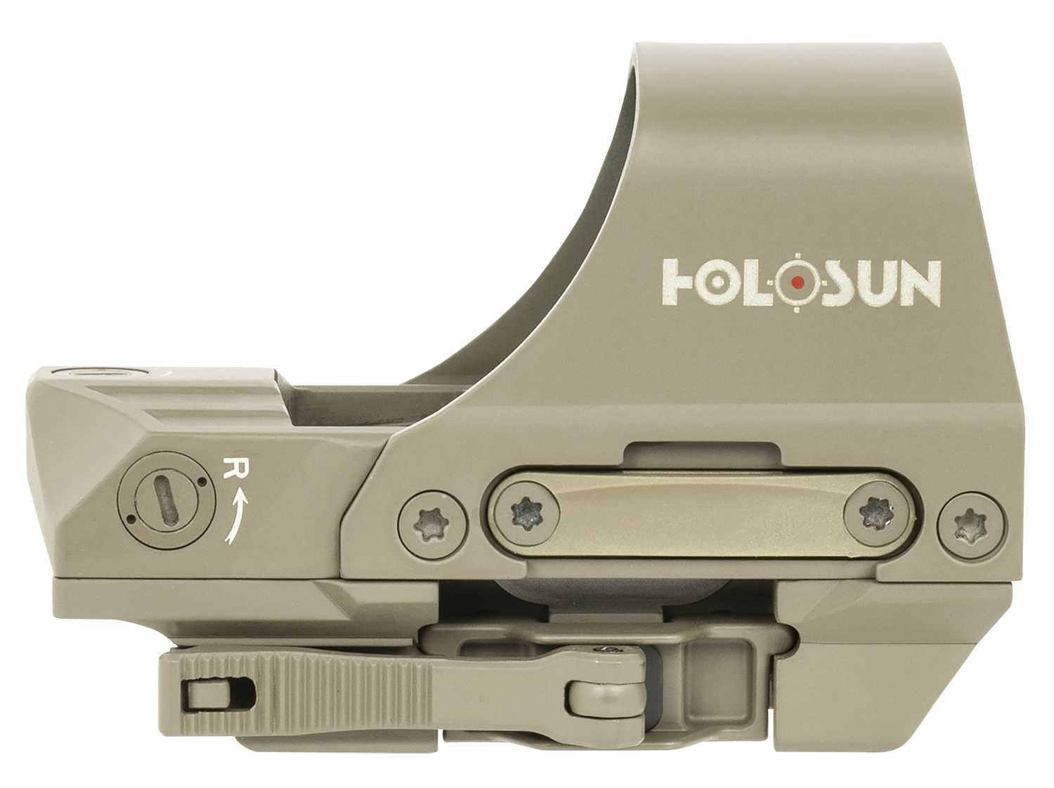 Holosun HS510CFDE 510 Flat Dark Earth 1x, 2 MOA Red Dot/65 MOA Circle Reticle