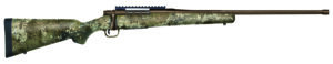Mossberg 28171 Patriot Predator 7mm PRC 3+1 24" Fluted & Threaded, Patriot Brown Cerakote Barrel/Rec, TrueTimber Strata Stock