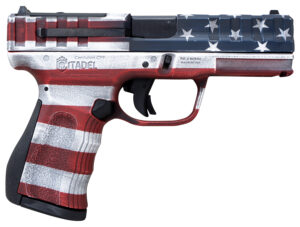 Citadel CITCP9USACAN Centurion CP9 Compact Frame 9mm Luger 14+1, 4" Black Steel Barrel, American Flag Cerakote Optic Ready/Serrated Steel Slide, Polymer Frame & Grip, Features Matching Ammo Can