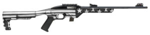 Citadel CIT22LRBUSG Trakr  22 LR 10+1 18" Blued Steel Threaded Barrel & Receiver, Gray Flag Synthetic Stock