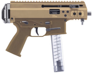 B&T Firearms BT36045CT APC9K Pro 9mm Luger 30+1 4.30" Black Threaded Barrel, M-LOK Handguard, Coyote Tan Aluminum Picatinny Rail Receiver, Coyote Tan Polymer Grips, Ambidextrous