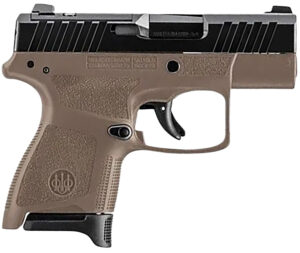 Beretta USA JAXN9258A1 APX A1 Carry Micro-Compact Frame 9mm Luger 8+1 3" Blued Steel Barrel, Black Serrated Steel Slide, Flat Dark Earth Polymer Frame, Polymer Grip