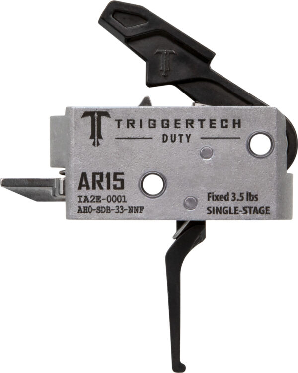 TriggerTech AH0SDB33NNF Duty Flat Trigger Single-Stage 3.50 lbs Draw Weight Fits AR-15