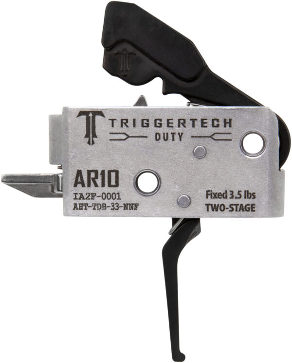 TriggerTech AHTTDB33NNF Duty  Flat Trigger Two-Stage 3.50 lbs Draw Weight Fits AR-10