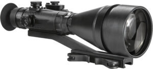 AGM Global Vision 15WP6623474111 Wolverine Pro-6 3APW Night Vision Rifle Scope Matte Black 6x100mm Gen 3 Auto-Gated White Phosphor Illuminated Red Chevron w/Ballistic Drop Reticle
