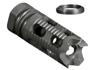 Yankee Hill 285M1 Phantom Comp/Brake with Aggressive End, 1/2"-28 tpi Threads 2.25" OAL for 5.56mm