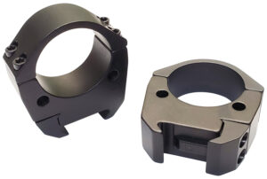 Talley TMS35M Modern Sporting  Black Anodized Aluminum 35mm Tube Medium Picatinny Rail 0 MOA