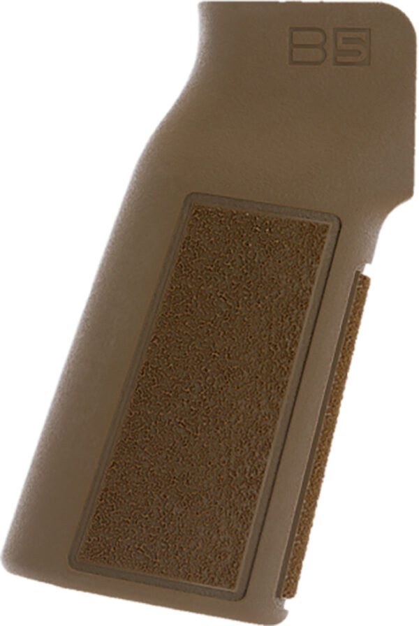 B5 Systems PGR1454 Type 22 P-Grip  Coyote Brown Aggressive Textured Polymer, Increased Vertical Grip Angle with No Backstrap, Fits AR-Platform