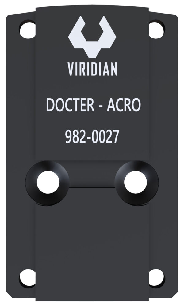 Viridian 9820027 RFX45 Docter Mounting Adapter  Black Anodized