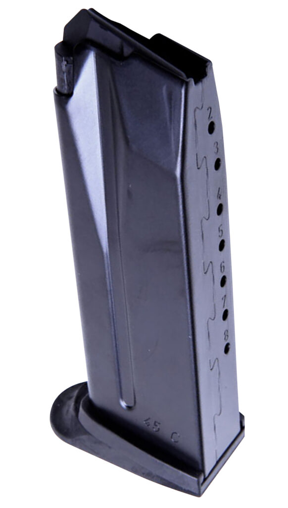 HK 50248621 45C  Black Detachable with Extended Floor Plate 8rd 45 ACP for H&K USP Compact/45 Compact