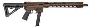 Diamondback DB1418P071 DB15 9mm Luger 32+1 16", Midnight Bronze Rec/M-Lok Handgaurd, Carbon Lower, Black Magpul CTR Stock/K2 Grip, Flash Hider