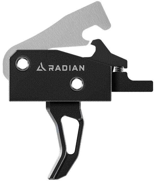 Radian Weapons ACC001 Vertex  Single-Stage, Curved Face, 3.50-4 lbs, Black, Fits AR-Platform